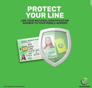 How to link NIN number to Glo simcards