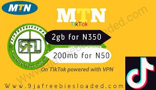 How To Get Mtn 2GB For N350 and power with VPN – Mtn Tiktok Data Plan