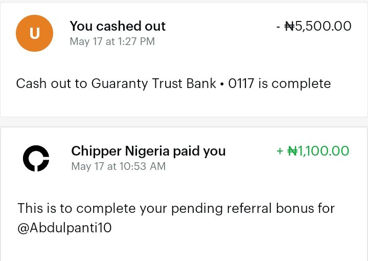 How To Earn Free ₦5000 and more on CHIPPER CASH