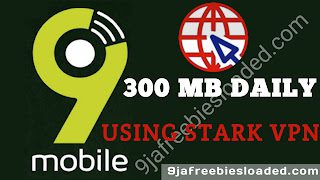 How To Activate 9mobile 300mb daily using Stark vpn