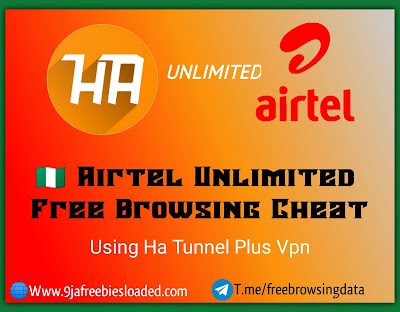How To Activate 🇳🇬 Airtel Unlimited Free Browsing Cheat Using Ha Tunnel Vpn - 2021