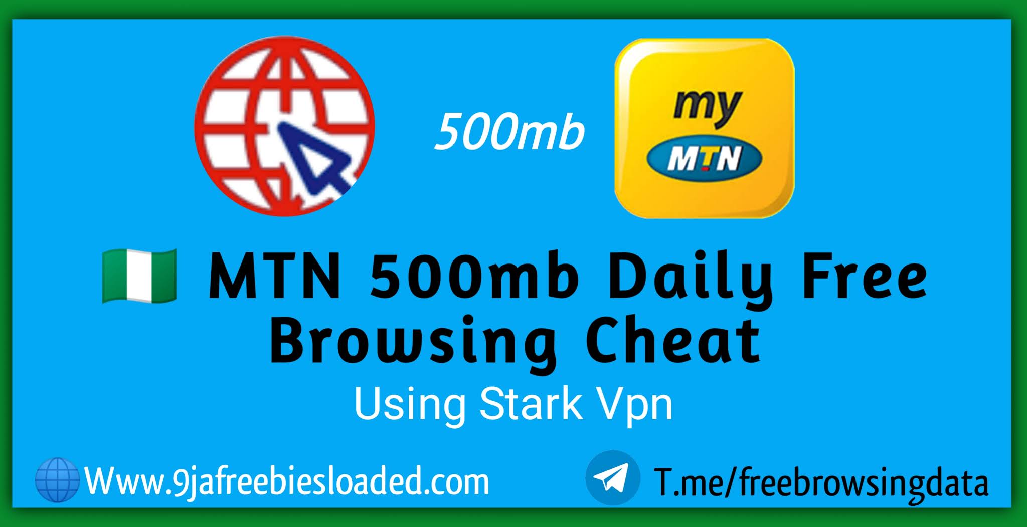 How To Activate MTN 500mb Daily Using Stark Vpn
