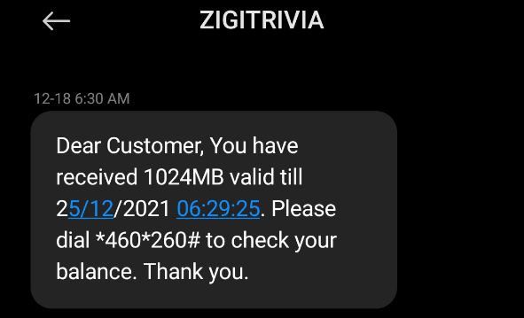 Mtn Zigi - Mtn Zigi Chatbot - Zigi Chatbot - Free 1gb from MTN Zigi