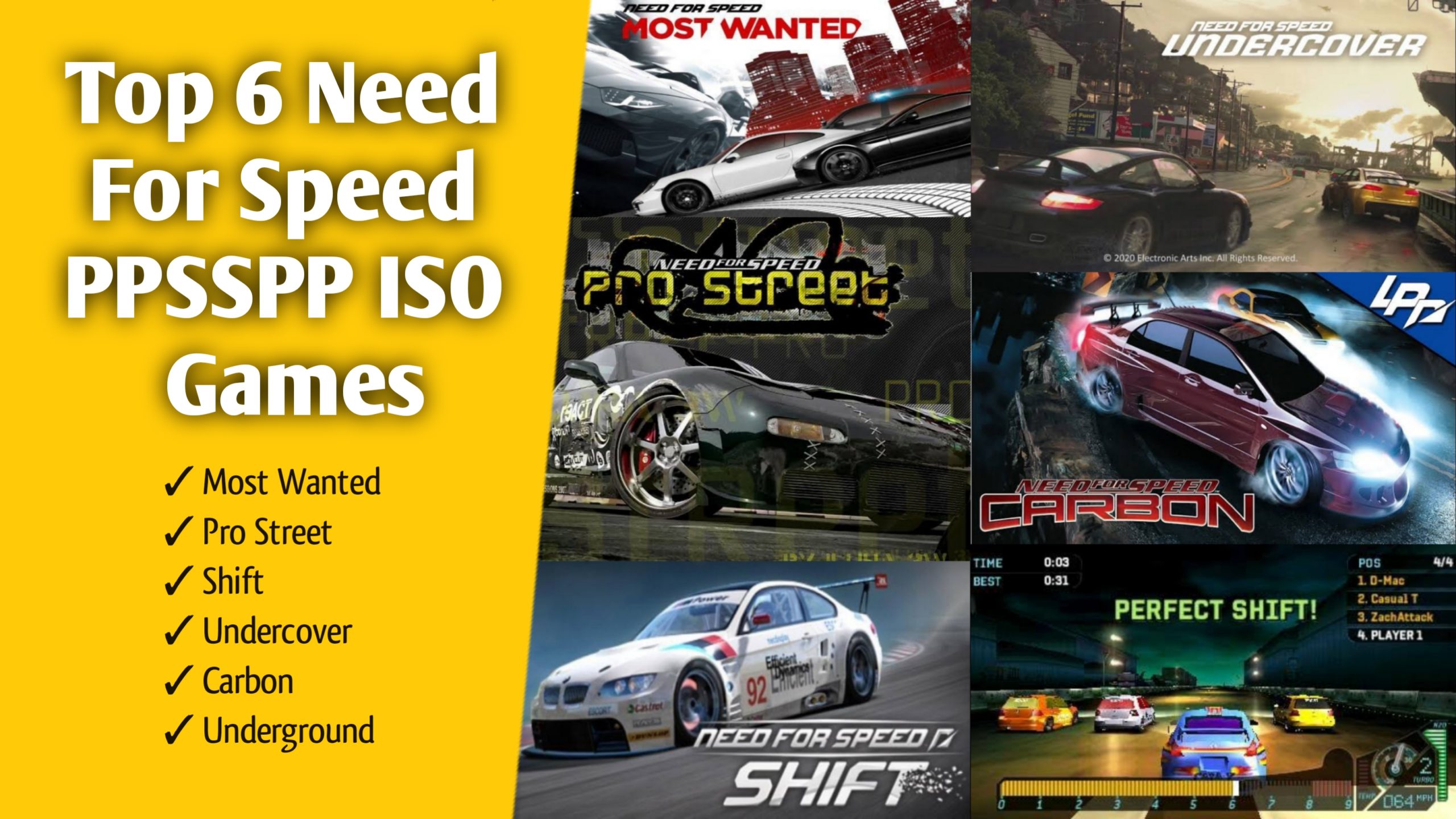 Télécharger Need For Speed Most Wanted PPSSPP ISO - Game243