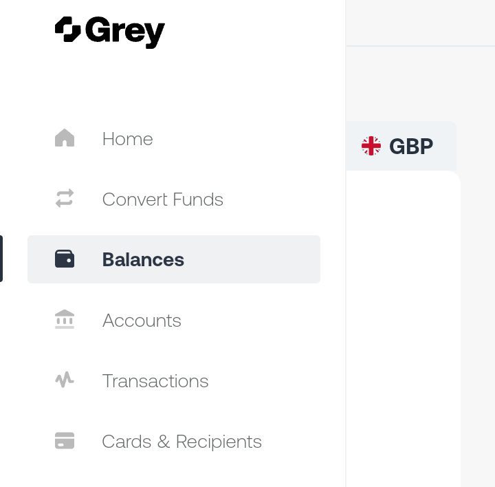 Grey Virtual Account 