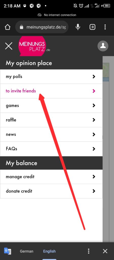 Meinungsplatz Survey 