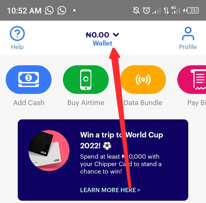 Chipper Card Cashback, Chipper Cash