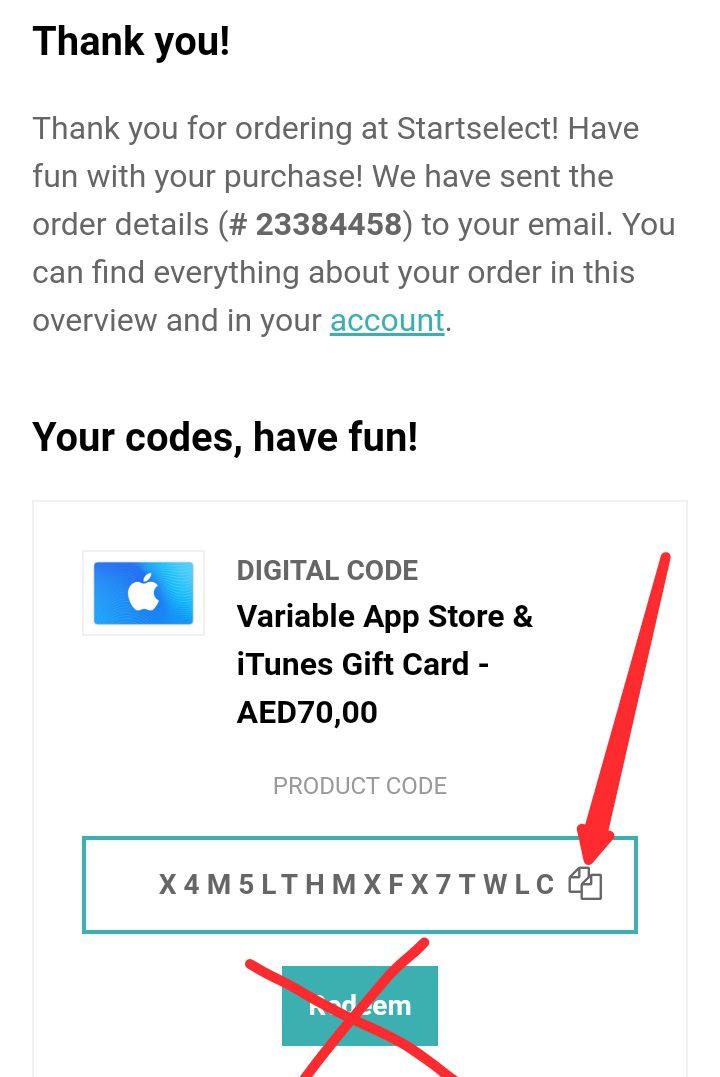 Startselect Gift Card