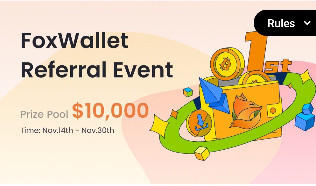 FoxWallet Anniversary promotion