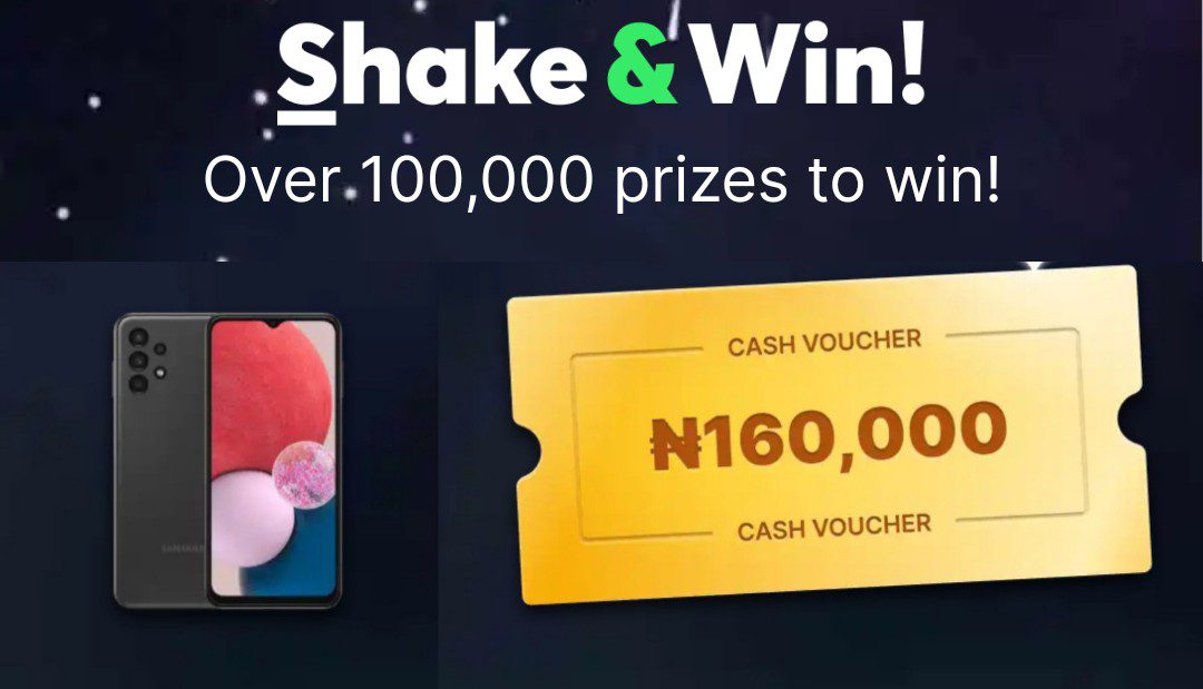 Opera Shake & Win - Get Free Phone, Airtime or Cash Voucher