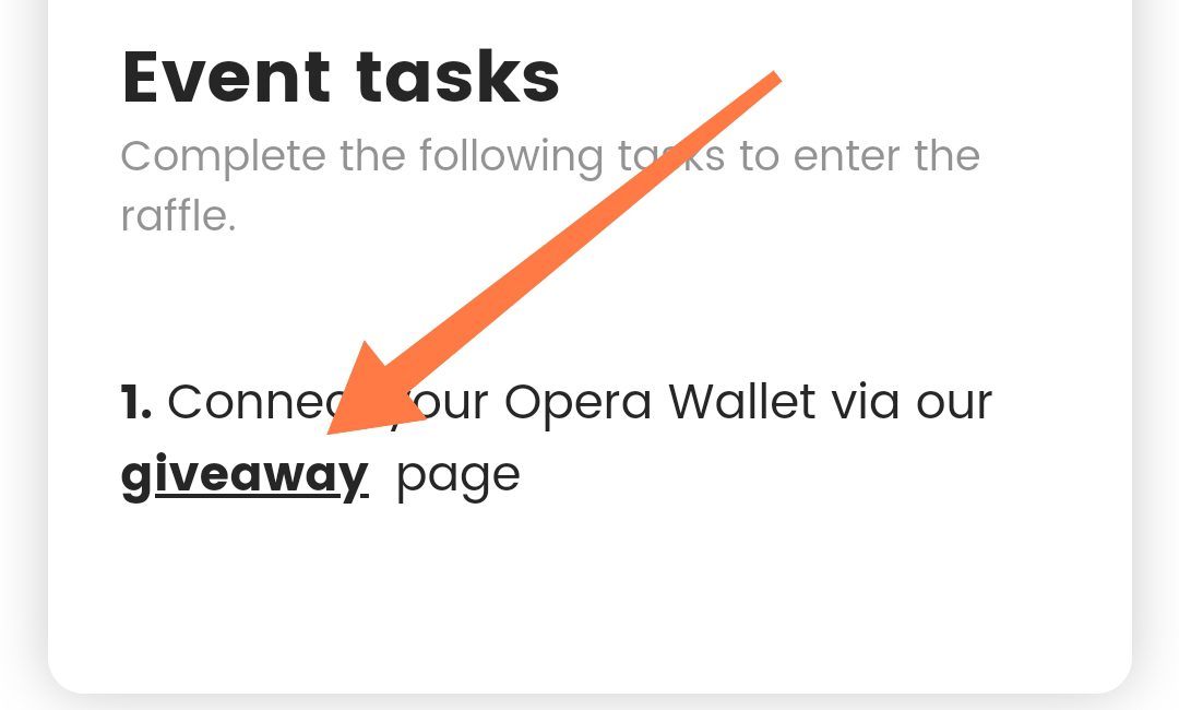 Opera cUSD Giveaway 