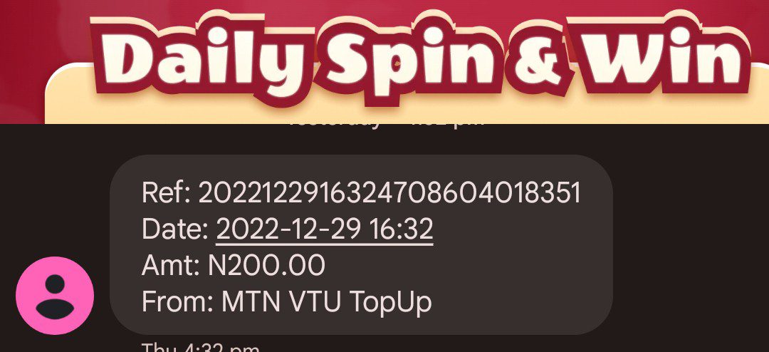 Letschat Spin & Win - Get Upto N200 Airtime Daily Posting Lifie
