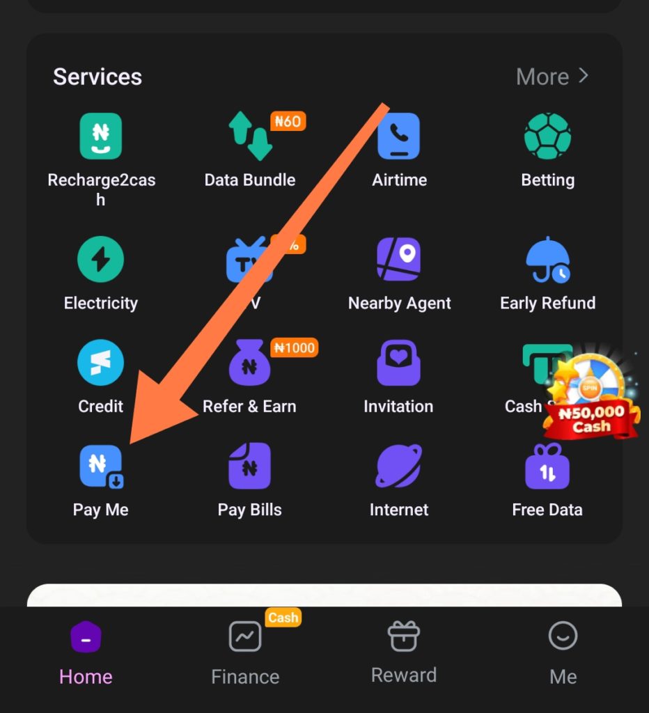 Palmpay Pay Me Account 