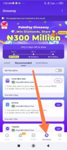 Palmpay Win Diamonds Giveaway 