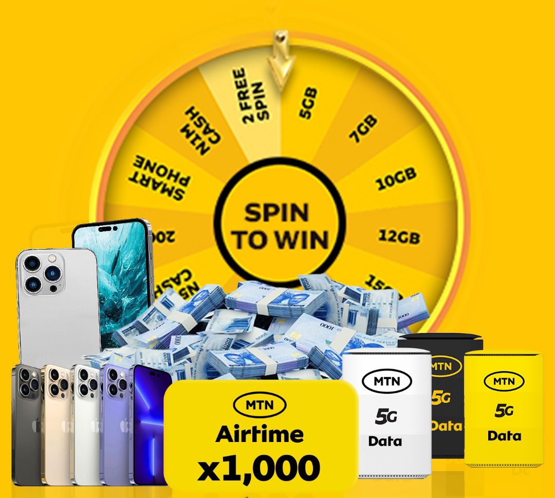 Y'ello Spin & Win - How to Spin & Win Prizes on myMTNApp.