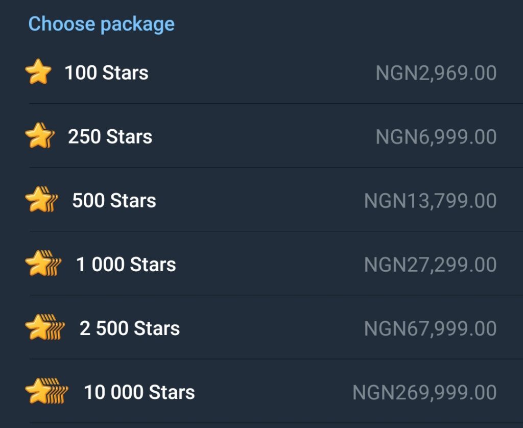 Telegram Stars, Telegram Stars gift, Telegram Stars purchase 